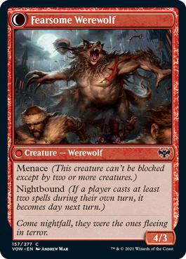 Fearsome Werewolf - Innistrad: Crimson Vow