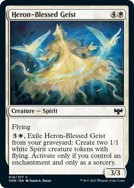 Heron-Blessed Geist - Innistrad: Crimson Vow