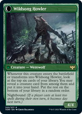 Wildsong Howler - Innistrad: Crimson Vow