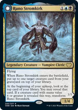 Runo Stromkirk -> Krothuss, Lord of the Deep - Innistrad: Crimson Vow
