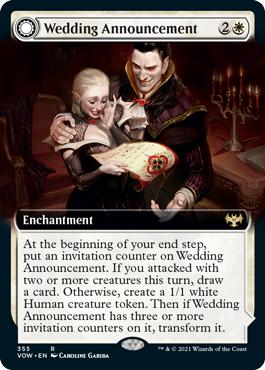 Wedding Announcement -> Wedding Festivity - Innistrad: Crimson Vow