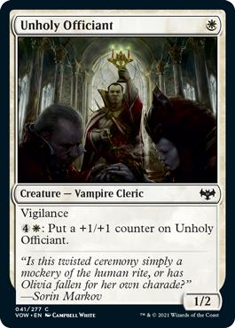 Unholy Officiant - Innistrad: Crimson Vow