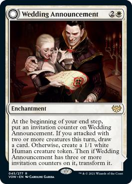 Wedding Announcement -> Wedding Festivity - Innistrad: Crimson Vow