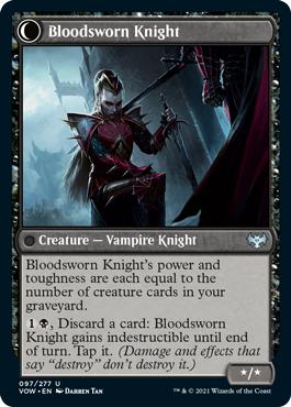 Bloodsworn Knight - Innistrad: Crimson Vow