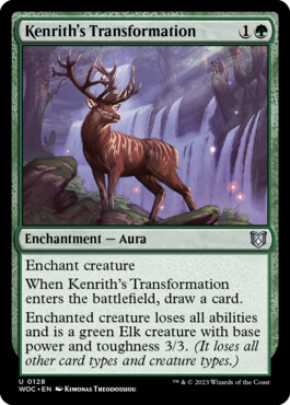 Kenrith's Transformation - Wilds of Eldraine Commander