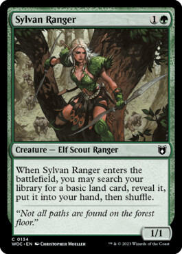 Sylvan Ranger - Wilds of Eldraine Commander