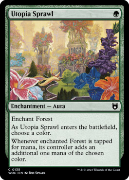 Utopia Sprawl - Wilds of Eldraine Commander
