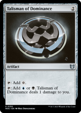 Talisman of Dominance - Wilds of Eldraine Commander