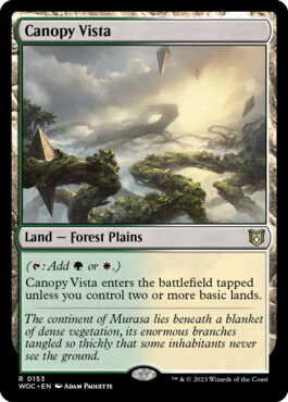 Canopy Vista - Wilds of Eldraine Commander