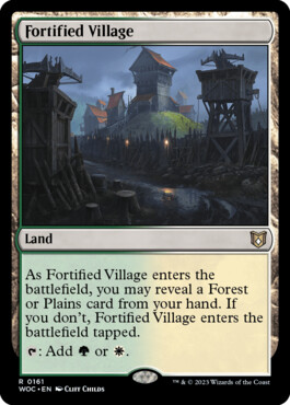 Fortified Village - Wilds of Eldraine Commander