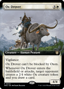 Ox Drover - Wilds of Eldraine Commander