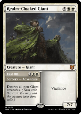Realm-Cloaked Giant - Wilds of Eldraine Commander