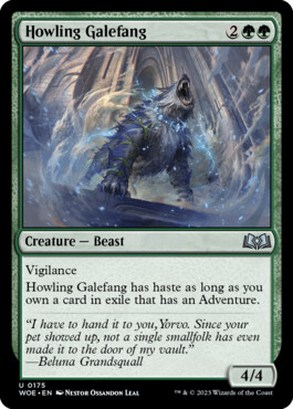 Howling Galefang - Wilds of Eldraine
