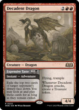 Decadent Dragon - Wilds of Eldraine