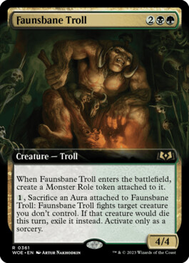 Faunsbane Troll - Wilds of Eldraine