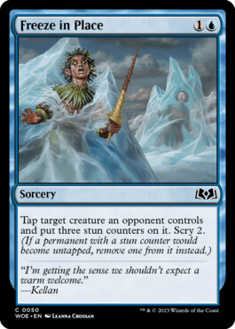 Freeze in Place - Wilds of Eldraine