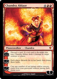 Chandra Ablaze - Zendikar