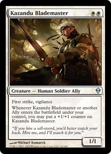 Kazandu Blademaster - Zendikar