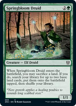 Springbloom Druid - Zendikar Rising Commander