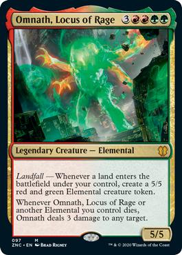 Omnath, Locus of Rage - Zendikar Rising Commander
