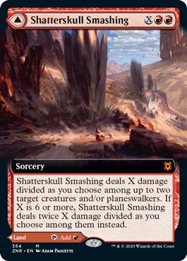 Shatterskull Smashing // Shatterskull, the Hammer Pass - Zendikar Rising