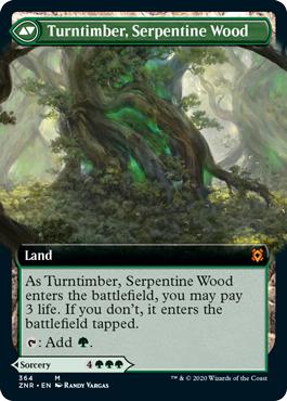 Turntimber, Serpentine Wood - Zendikar Rising