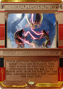 Chain Lightning - Amonkhet Invocations