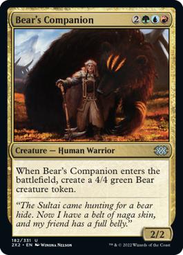 Bear's Companion - Double Masters 2022