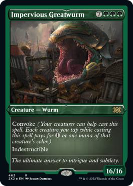 Impervious Greatwurm - Double Masters 2022