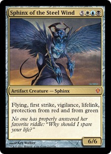 Sphinx of the Steel Wind - Commander 2013 Edition
