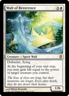 Wall of Reverence - Commander 2013 Edition