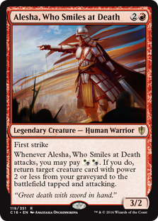 Alesha, Who Smiles at Death - Commander 2016