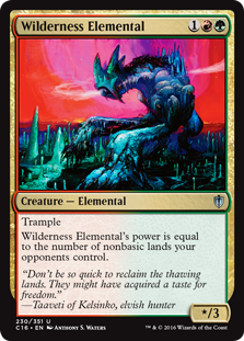 Wilderness Elemental - Commander 2016