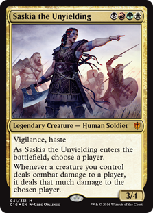Saskia the Unyielding - Commander 2016