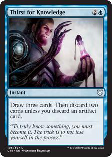 Thirst for Knowledge - Commander 2018