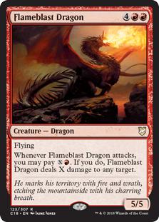 Flameblast Dragon - Commander 2018