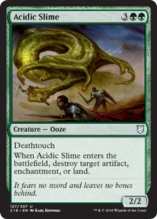 Acidic Slime - Commander 2018