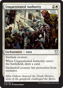 Unquestioned Authority - Commander 2018