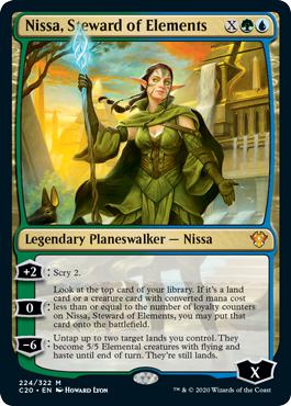 Nissa, Steward of Elements - Commander 2020 (Ikoria)