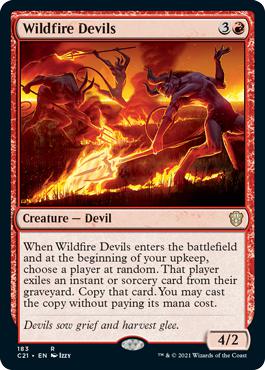 Wildfire Devils - Commander 2021