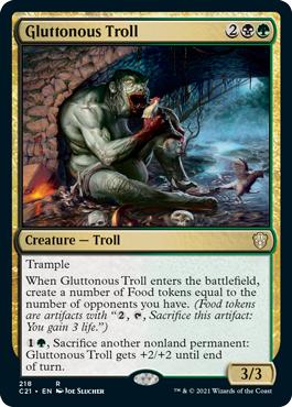 Gluttonous Troll - Commander 2021
