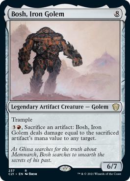 Bosh, Iron Golem - Commander 2021