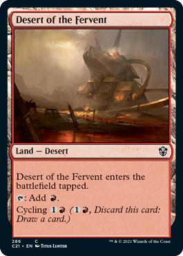 Desert of the Fervent - Commander 2021
