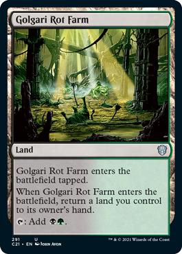 Golgari Rot Farm - Commander 2021