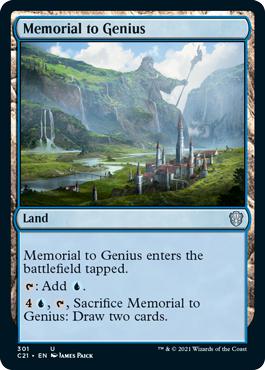 Memorial to Genius - Commander 2021