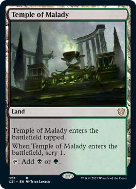 Temple of Malady - Commander 2021