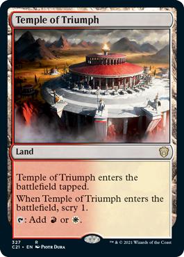 Temple of Triumph - Commander 2021
