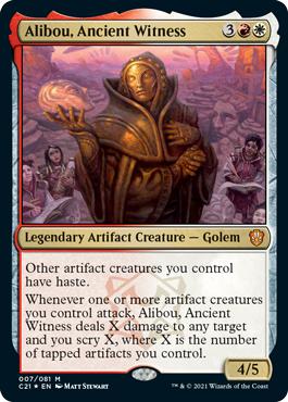 Alibou, Ancient Witness - Commander 2021