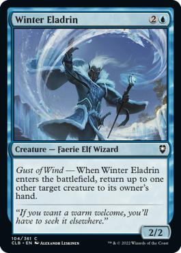 Winter Eladrin - Commander Legends: Battle for Baldur's Gate