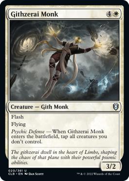 Githzerai Monk - Commander Legends: Battle for Baldur's Gate